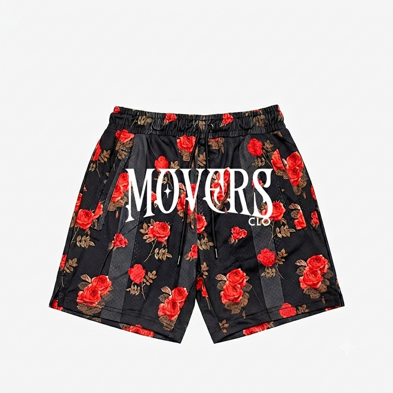 Movers Clo Rose Mesh Shorts.