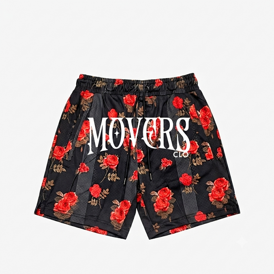 Movers Clo Rose Mesh Shorts.